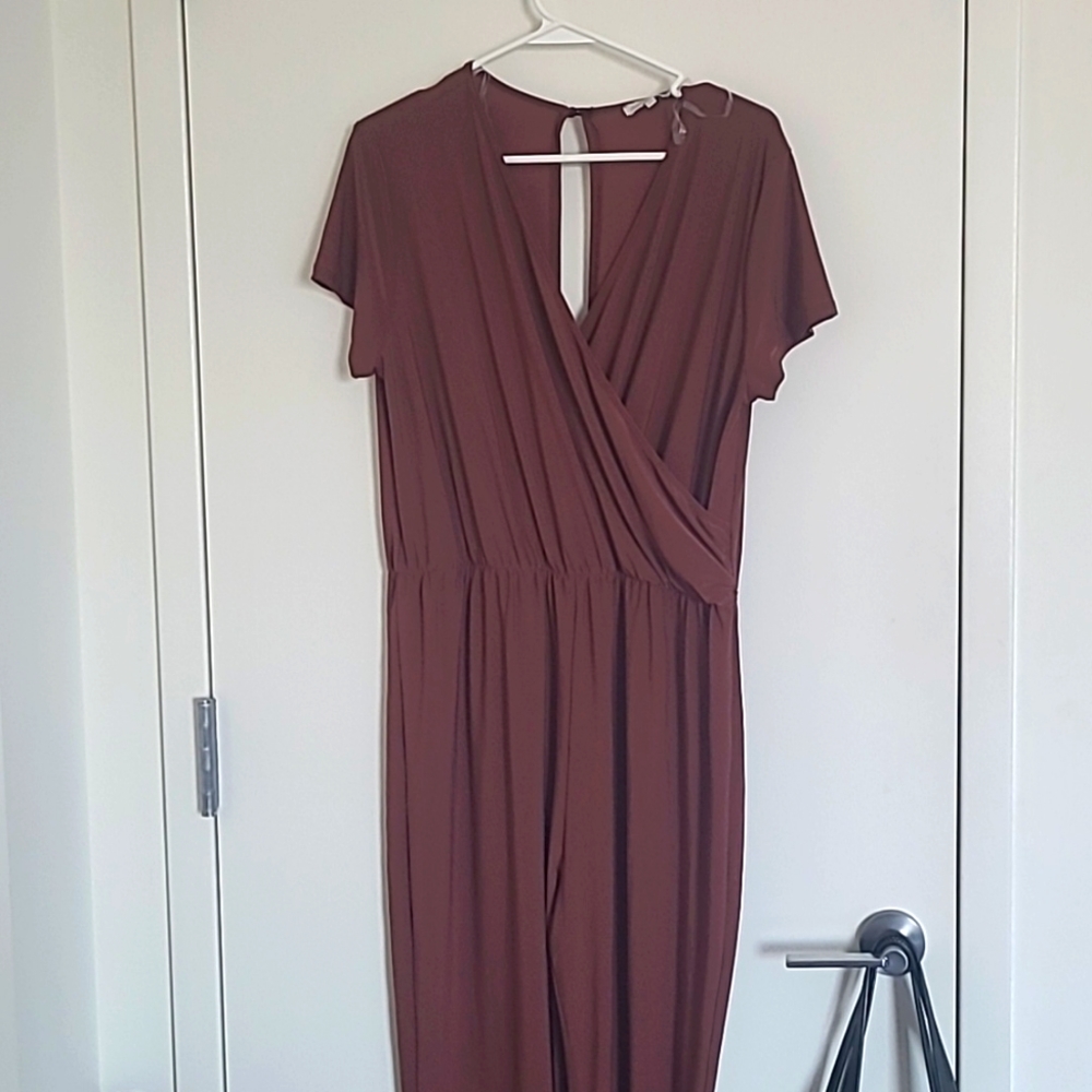 mauve jumpsuit